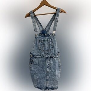 Shein overalls mini skirt jean dress. Size 6.